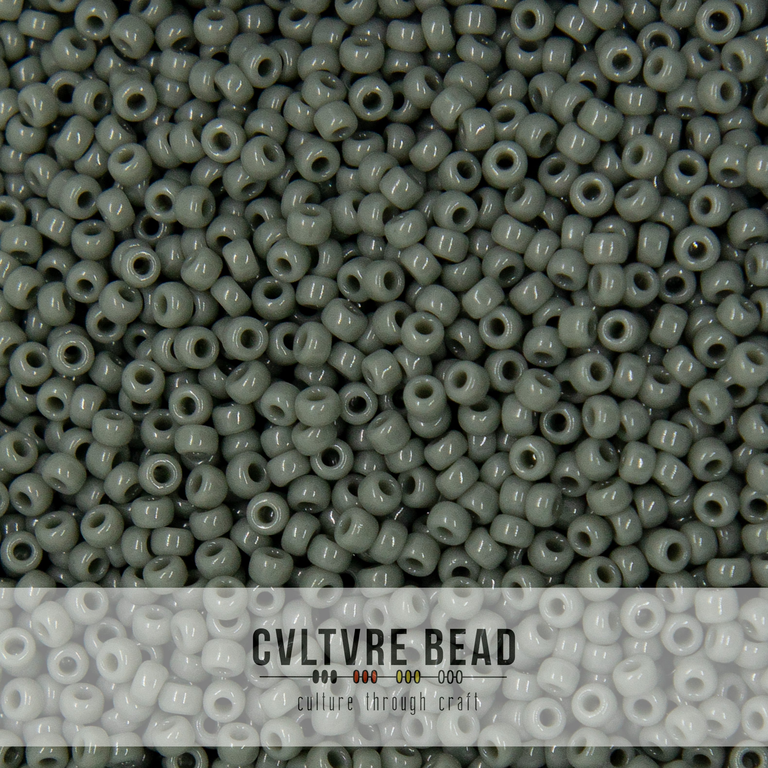 11/0 Op. Falcon Grey - 23g - Miyuki Seed Bead